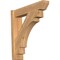 Ekena Millwork Merced Slat Smooth Outlooker, Western Red Cedar, 5 1/2"W x 24"D x 24"H OUT06X24X24MRC06SWR - alternate 1